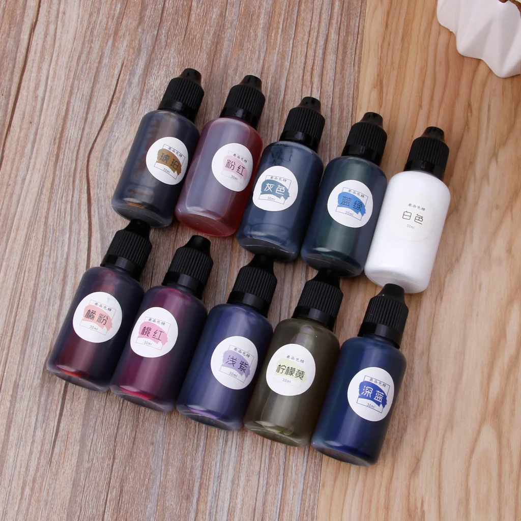 30 мл художественные чернила пигмент краситель диффузионная УФ эпоксидная