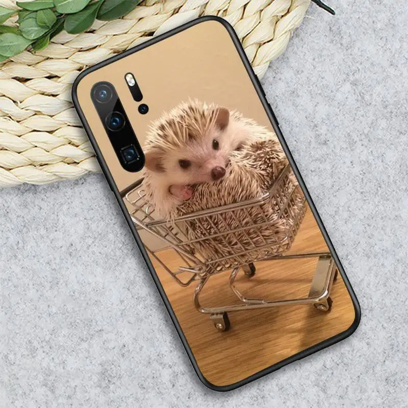 

Hedgehog cute animal Phone Case For Huawei honor Mate P 10 20 30 40 i 9 8 pro x Lite smart 2019 nova 5t