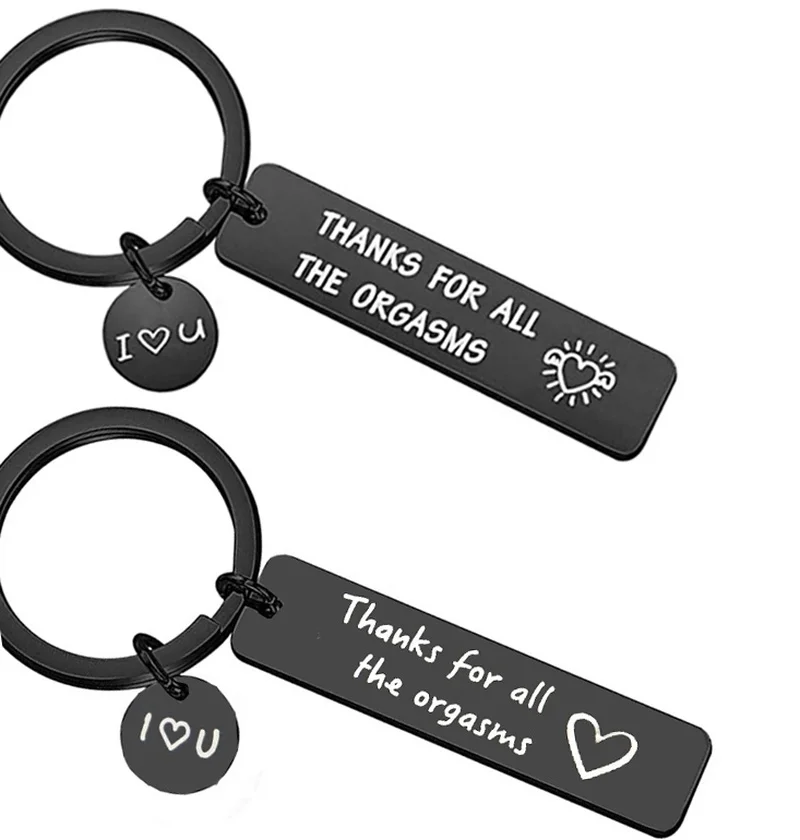 Брелок для влюбленных креативная цепочка ключей с надписью индивидуальный