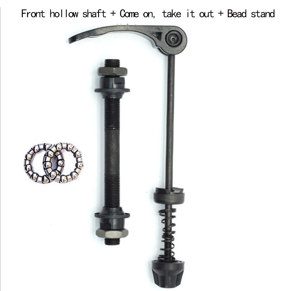 

Bike Bicycle Bicycle PartsQuick Release Axle Spare Parts For BicycleFront Rear Quick Release Skewers With 25mm（1/4） Hub Bearings