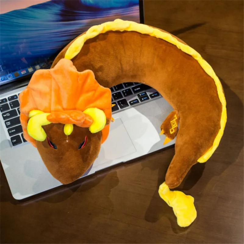 

Cartoon Genshin Impact Plush Pillow Soft Doll ZHONGLI HUTAO Dragon Ghost Plush Toys Kawaii Game Props Kids Toys Cosplay Gift