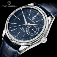 2021 new pagani design quartz watch mens luxury leather watch sapphire stainless steel 200m mens waterproof clock reloj hombre