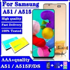 100% протестированный ЖК-дисплей для Samsung Galaxy A51 A515 A515F A515FDS A515FD, ЖК-дисплей, сенсорный экран в сборе с рамкой для Samsung A51 Lcd