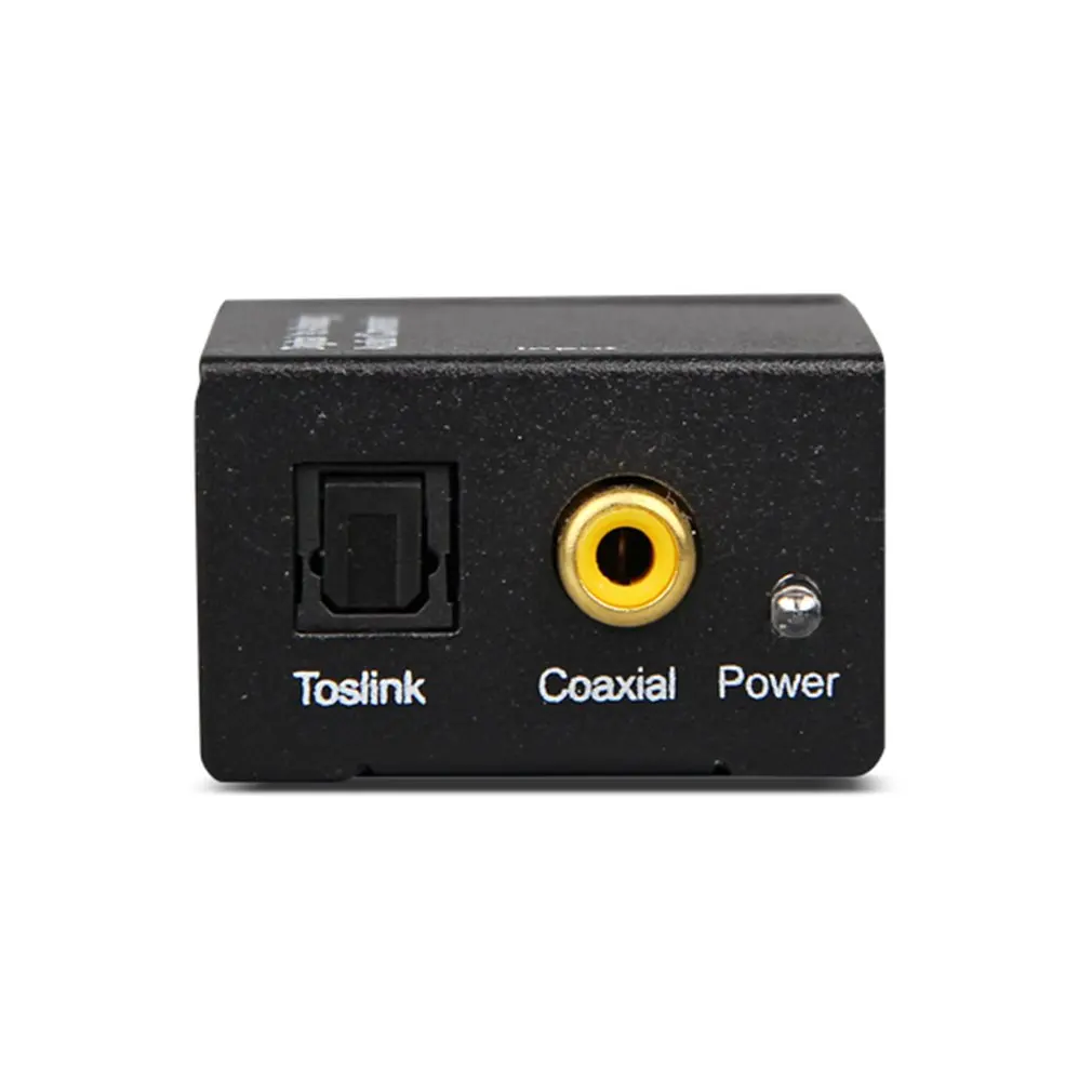 Оптический цифровой стерео аудио SPDIF Toslink коаксиальный сигнал в аналоговый