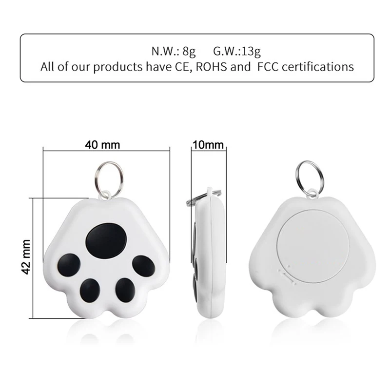 Smart Mini GPS Tracker Anti-Lost Waterproof Bluetooth Tracer For Pet Dog Cat Keys Wallet Bag Kids Trackers Finder Equipment images - 6