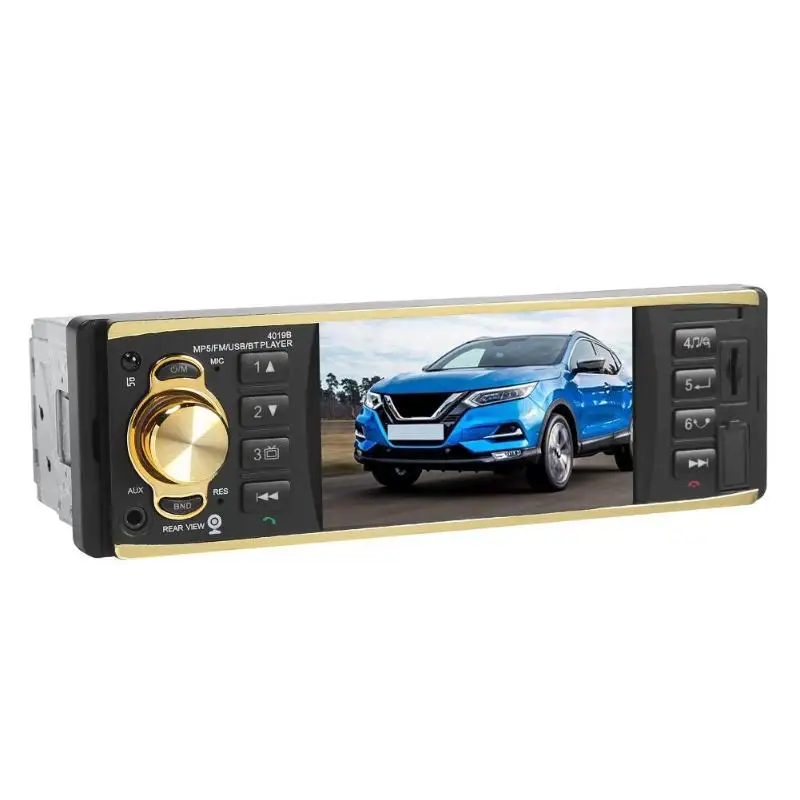 1 Din Bluetooth автомобильное радио авторадио радио Coche автомобильный стерео MP5 плеер 4,1 дюймов авто радио AUX USB FM радио головное устройство