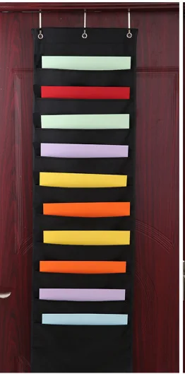 

Multi-layer Oxford Hanging bag For office Folder Book Space Saver Organizer Hanging student books storage bags