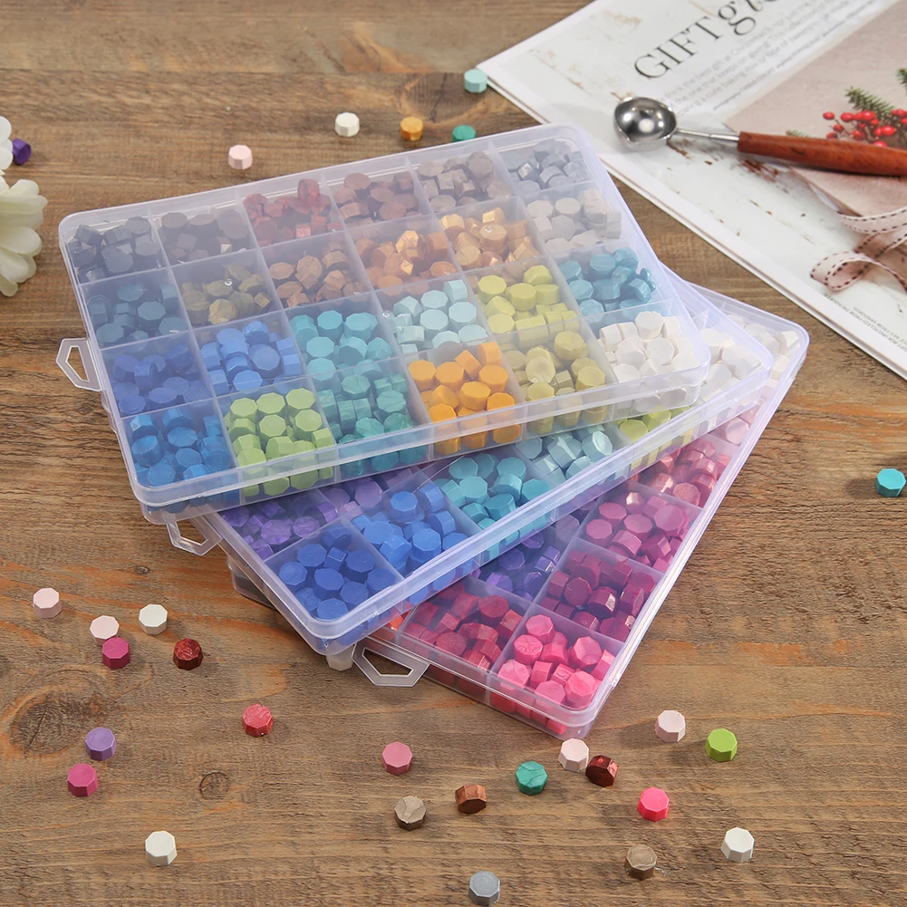 1 коробка винтажный восьмиугольный восковой планшет для запечатывания сделай