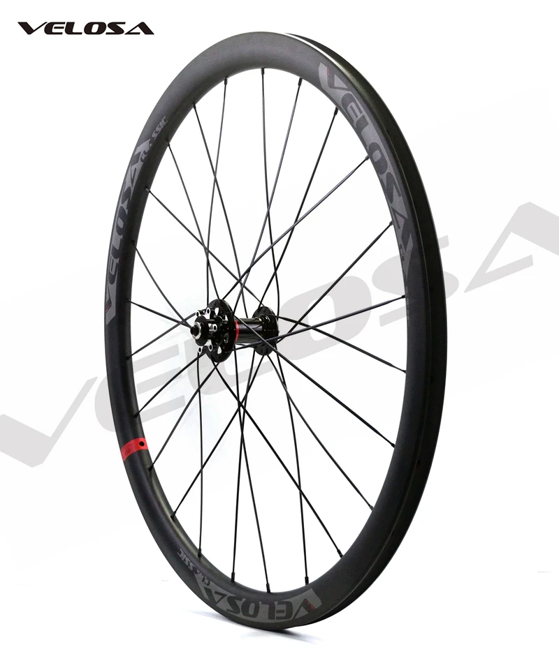 Дорожные дисковые тормоза Velosa CX35 карбоновые колеса клинкер/трубчатый 700C