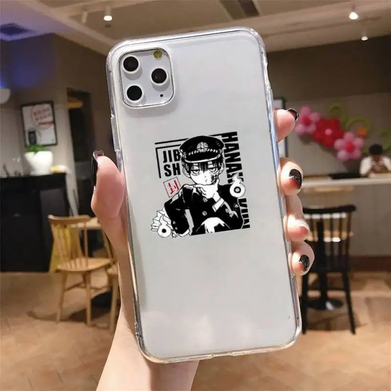 

Jamular Toilet Bound Hanako Kun Phone Case Transparent soft For iphone 5 5s 5c se 6 6s 7 8 11 12 plus mini x xs xr pro max