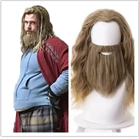 super hero thor cosplay wig thor costume cosplay beard wig hair halloween canrival party wigs