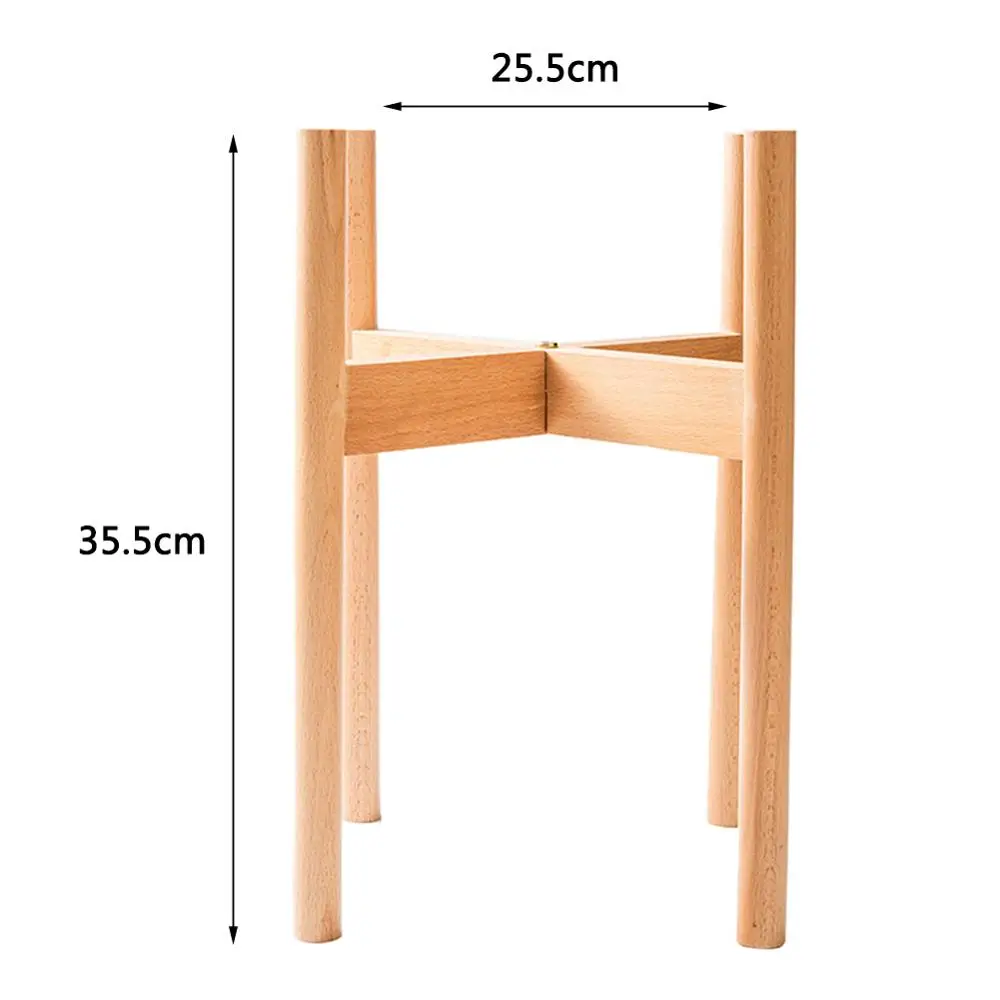 Подставка держатель для горшка из Букового дерева|Цветочные горшки и кадки| |