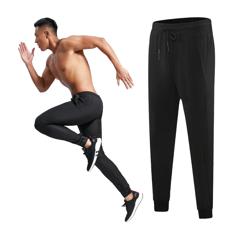 

Мужские тренировочные штаны, быстросохнущие дышащие тренировочные штаны для фитнеса, облегающие спортивные штаны, Мужские штаны для бега н...