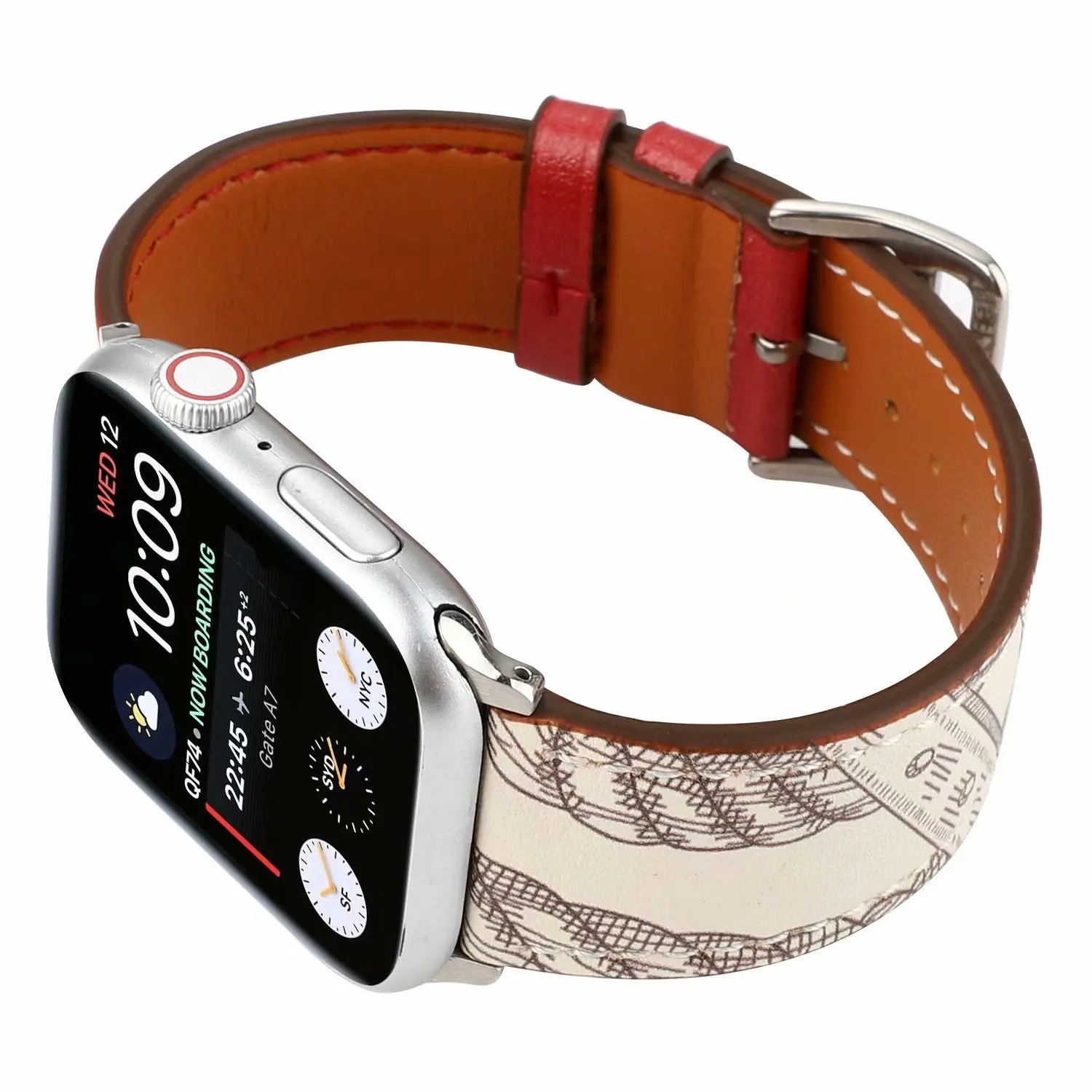 Высококачественная кожаная Петля для iwatch ремешок Apple Watch 5 4 3 2 1 38 мм 42 40 44