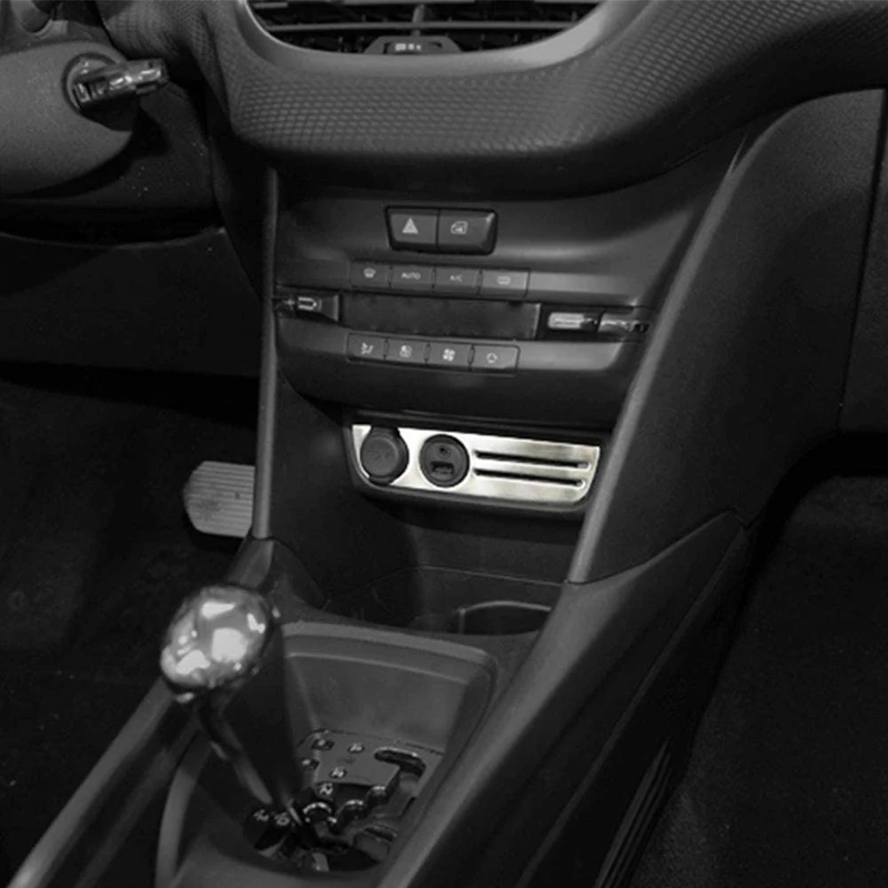 Декоративная наклейка на прикуриватель защитная отделка автомобиля для Peugeot 2008