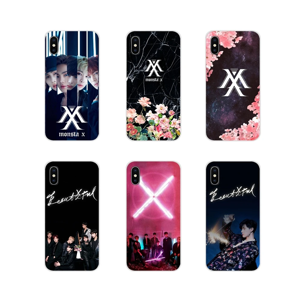 Для Apple iPhone X XR XS 11Pro MAX 4S 5S 5C SE 6S 7 8 Plus ipod 5 6 монста х KPOP мальчик группа аксессуары для