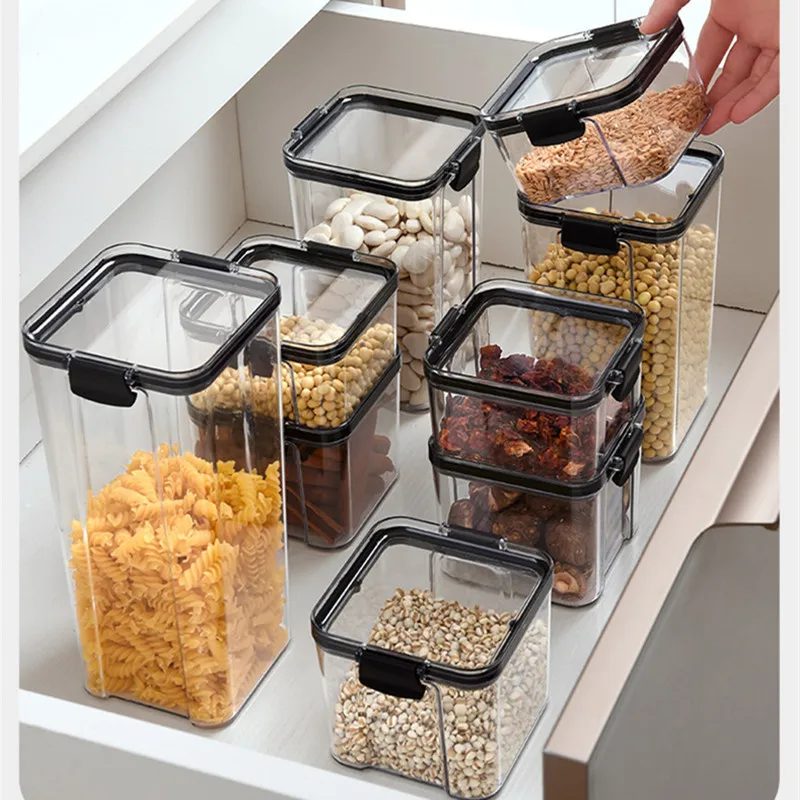 Контейнер для хранения пищевых продуктов прозрачная герметичная буфета коробка