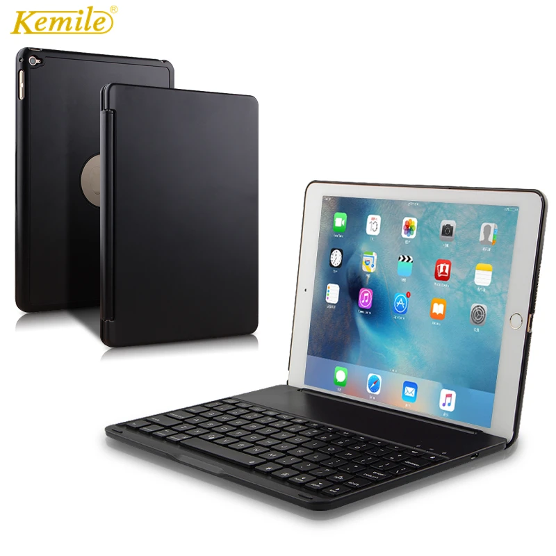 Top Flip Keyboard for Apple iPad 9.7 2017 2018 5th 6th Generation Bluetooth Keyboard Case for iPad Air 1 2 9.7 Pro 9.7 Cover