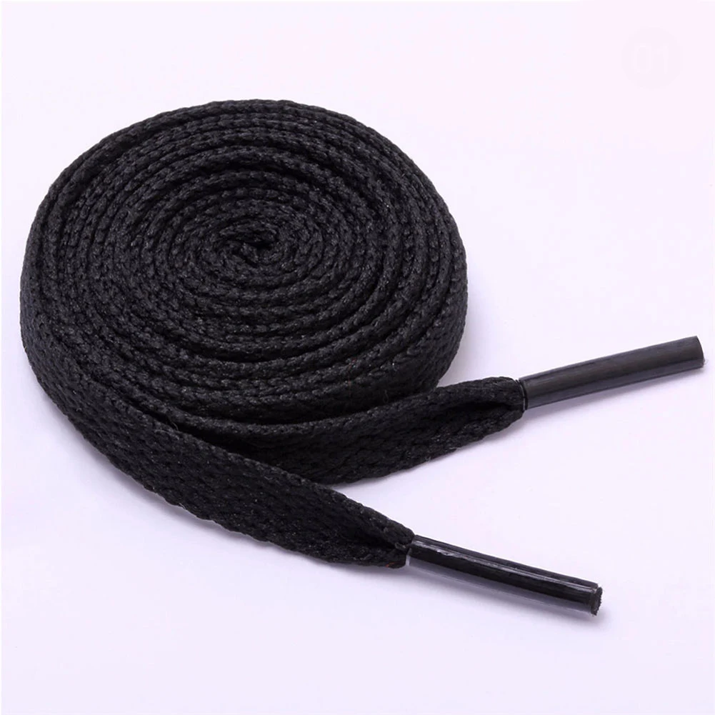 

1 Pair Shoelace Flat Popular Sports Shoes Laces Casual Canvas Polyester Shoelaces Candy Color White Black Green Shoelace Yeezy