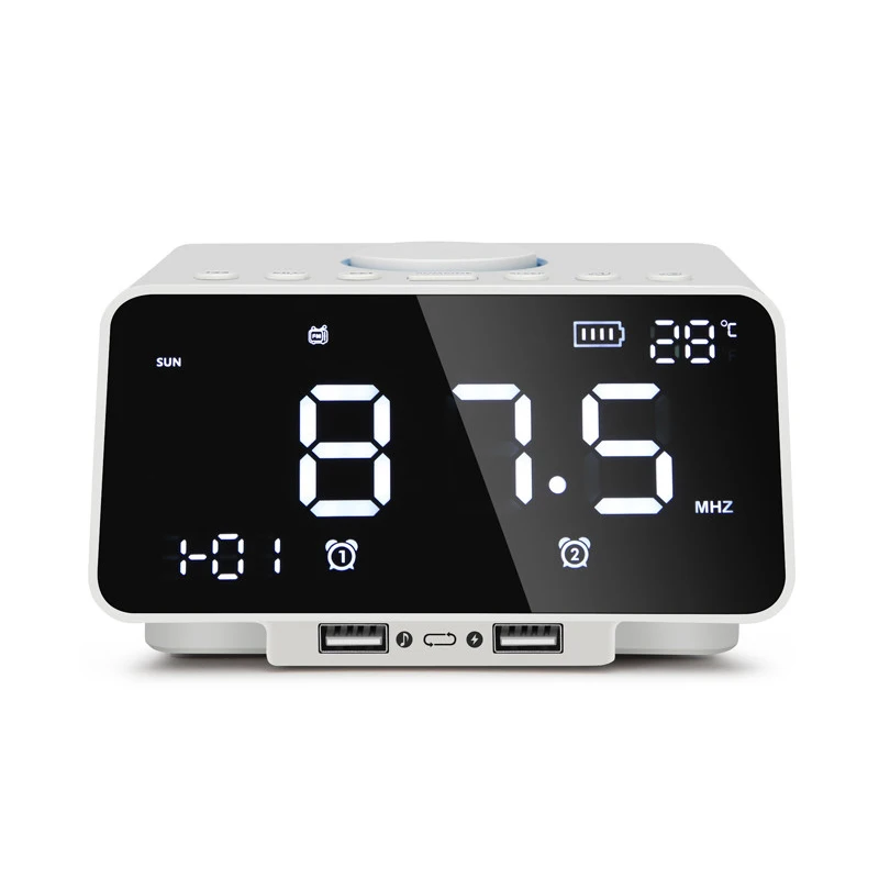 Bluetooth Колонка K9 2019 Многофункциональный Будильник корзина со звуком с радио FM и