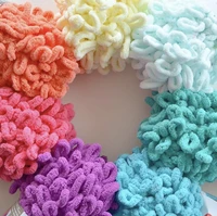 500glot hand knitting finger loop yarn crochet super warm puffi circle cotton braided rope puffy %d0%bf%d1%80%d1%8f%d0%b6%d0%b0 smart polyester sock toy