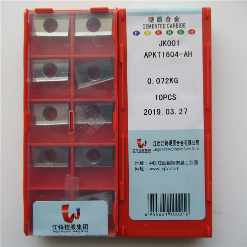 Карбидные вставки с ЧПУ JXTC APMT1135PDER-H2 JT1225/APMT1135PDER-M2 JT1025A/APMT1135PDER-M2 JT1225/APKT1604-AH JK001 10