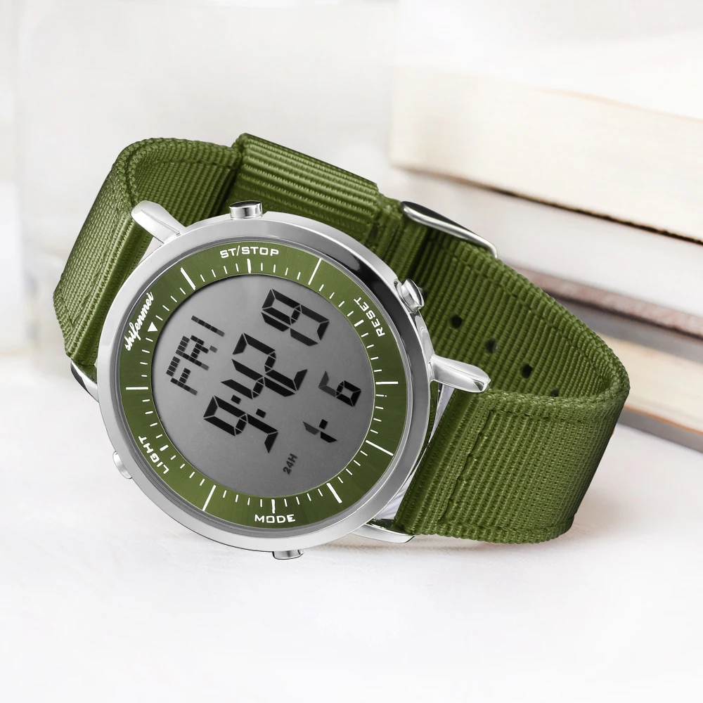 Shifenmei мужские наручные часы женские цифровые электронные спортивные деловые