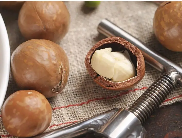 Новая ручная открывалка для орехов Macadamia гайка машина для изготовления крекеров орех Щелкунчик гайка Шеллер инструмент для открывания орехов Macadamia кухонные аксессуары