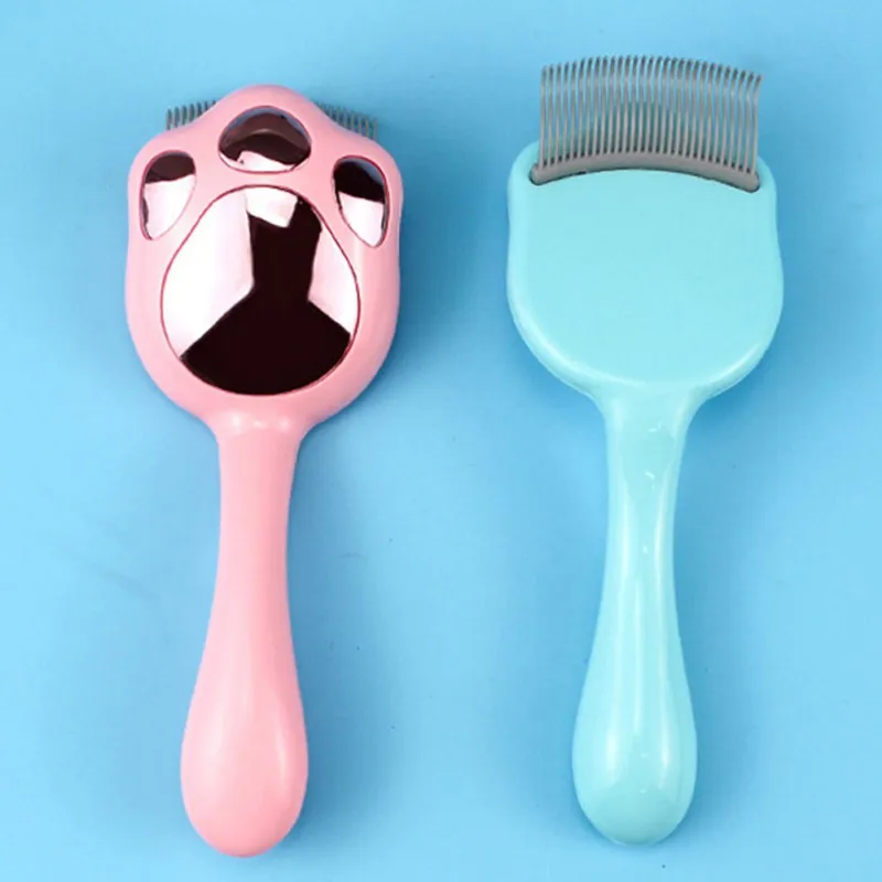 

Pet Hair Deshedding Comb Dogs Cat Detangler Fur Trimming Dematting Brush Pet Hair Removal Combs Pet Grooming Massage Tools #
