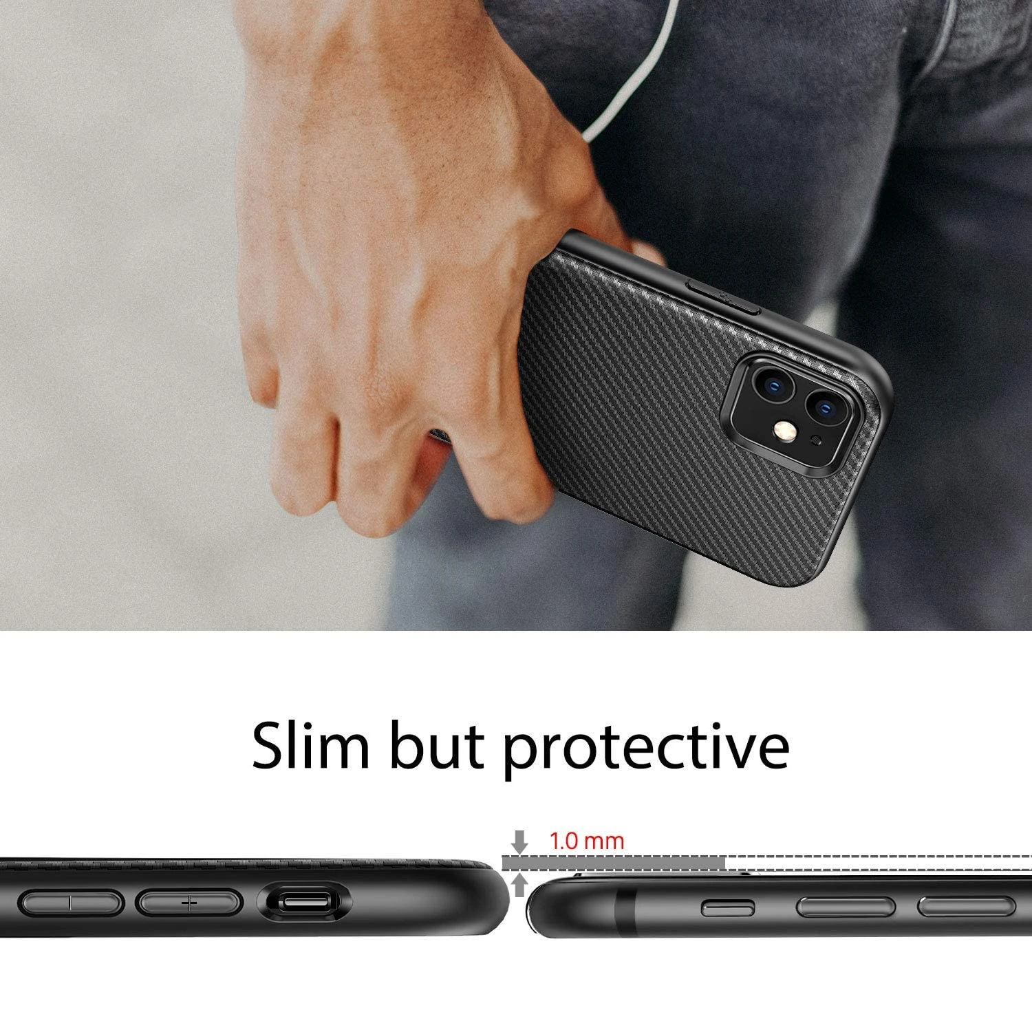 

Luxury Carbon Fiber Silicone Case for iPhone 12 mini 11 Pro XR Xs Max Protective Soft Cover for iPhone X 5 5S SE 6 6S 7 8 Plus