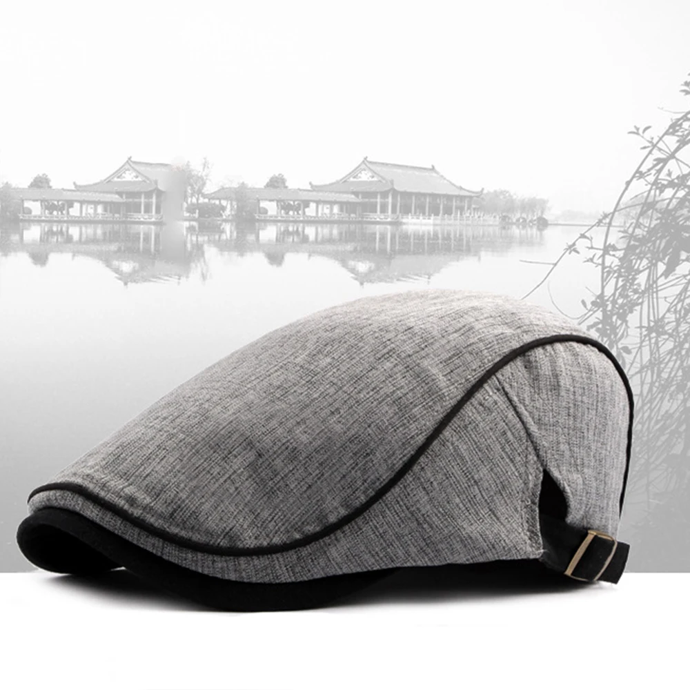 Корейский стиль хлопок регулируемые береты открытый солнце дышащая кость шляпы