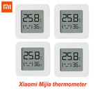 Беспроводной цифровой термометр XIAOMI Mijia Bluetooth 2, умный электрический гигрометр, термометр, инструменты для умного дома