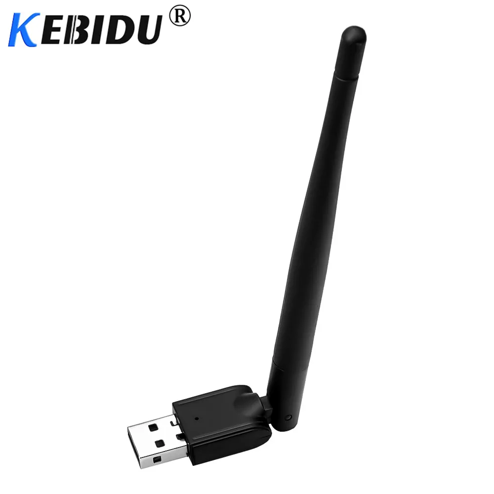 Kebidu USB 2 0 Беспроводной сетевой карты 802 11 b/g/n Сетевой MT7601 150 м мини адаптер с