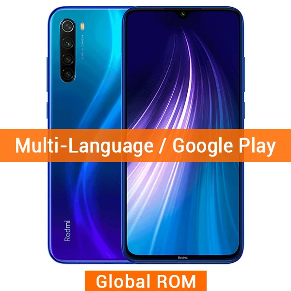 Global ROM Blue Xiaomi Redmi Note 8 с глобальной прошивкой, 6 ГБ ОЗУ, 64 Гб ПЗУ, 48мп четырехъядерный процессор Snapdragon 665, четыре ядра, 6,3 дюйма, полный экран, 4000 мАч, мобильный телефон - Цвет: Global ROM Blue