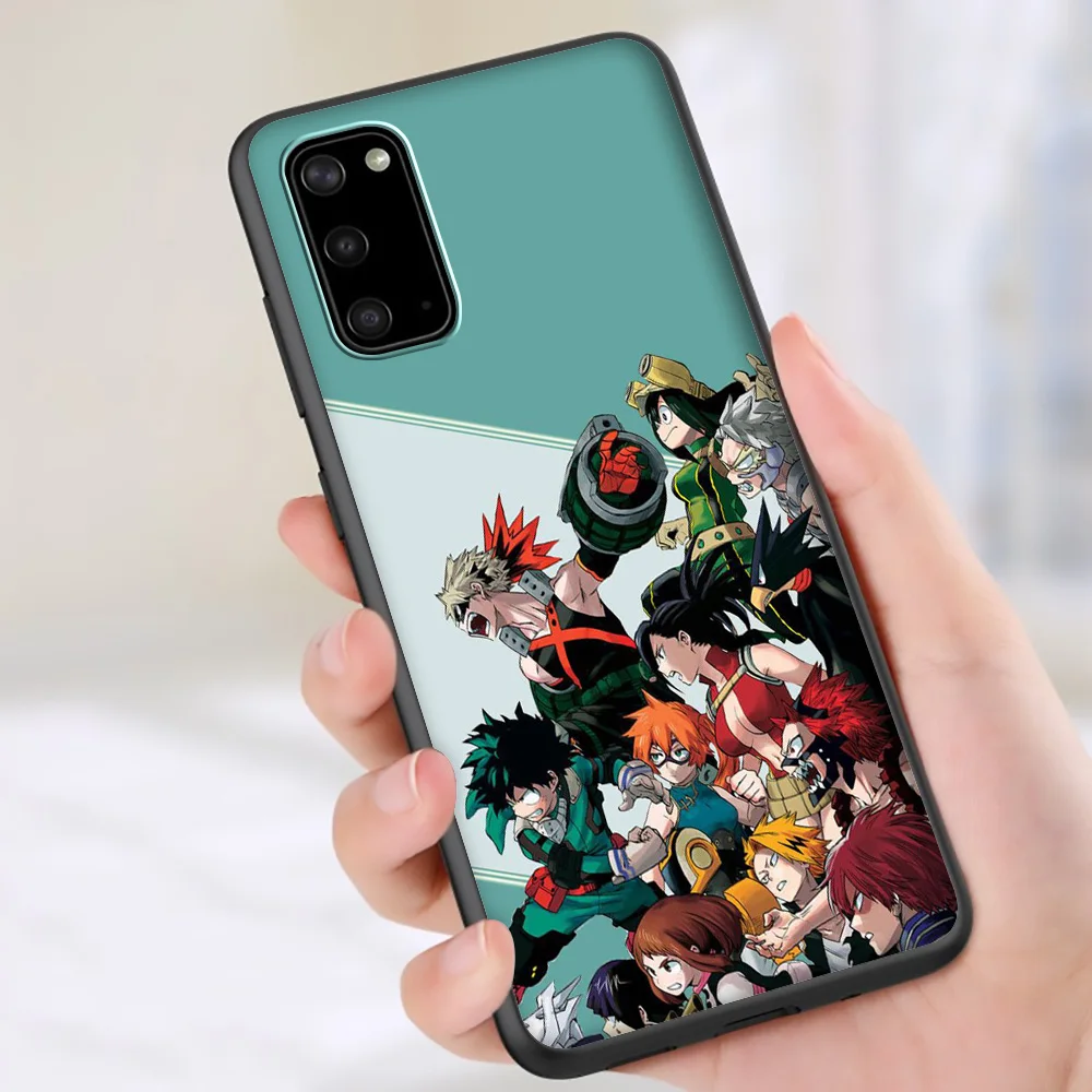 Мягкий силиконовый чехол Lavaza my hero моя геройская Академия для Samsung A01 A11 A21 A41 A2 Core A20e