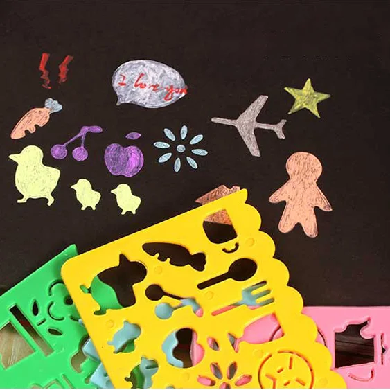 4 шт. различных форм для рисования реквизит декора детей шаблон инструменты DIY