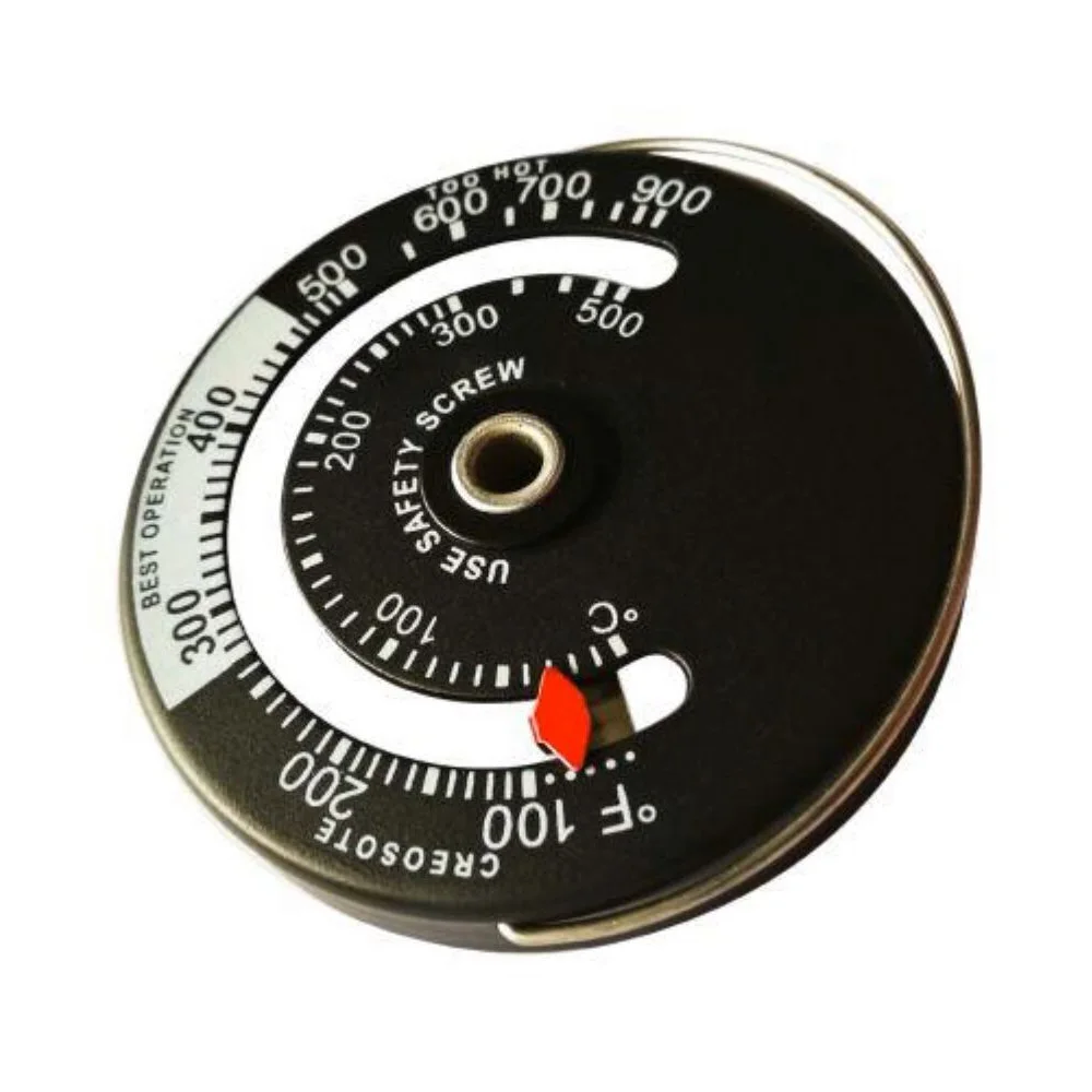 

Magnetic Wood Stove Thermometer Fireplace Fan Stove Thermometer With Probe Household Sensitivity Barbecue Oven Tool
