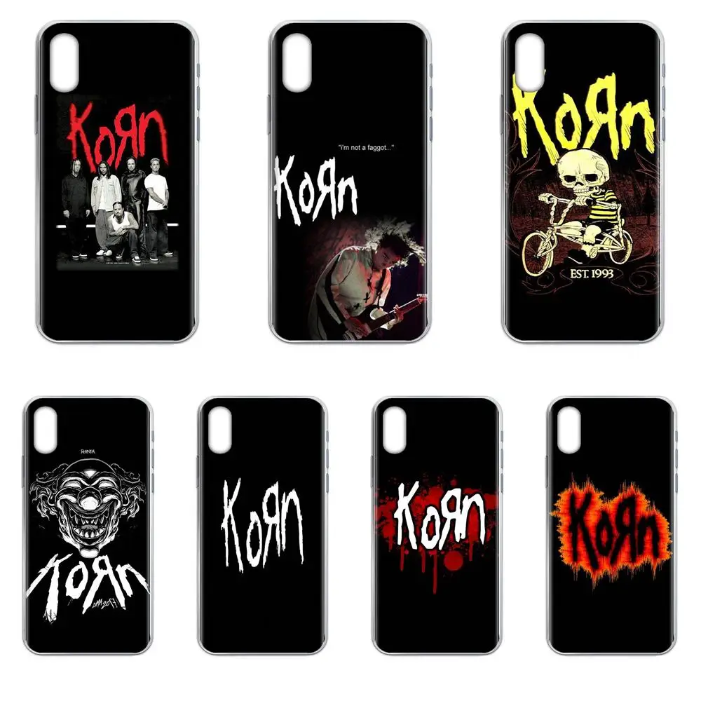 Чехол Korn из тяжелого металла с логотипом рок-группы для HTC Desire 530 626 628 630 816 820 830 One A9
