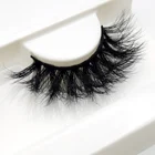 Visofree 25 мм накладные ресницы толстые длинные 25 мм 3D норковые ресницы 3D вьющиеся мягкие пушистые Накладные ресницы макияж драматические норковые ресницы B101