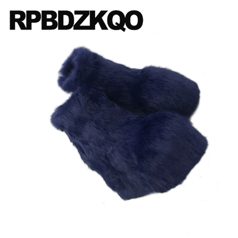 Red Extreme Real Fur Navy Blue Booties 9 Furry Exotic Dancer Fetish Shoes Handmade High Heel White Platform Boots Wedge Sexy | Обувь