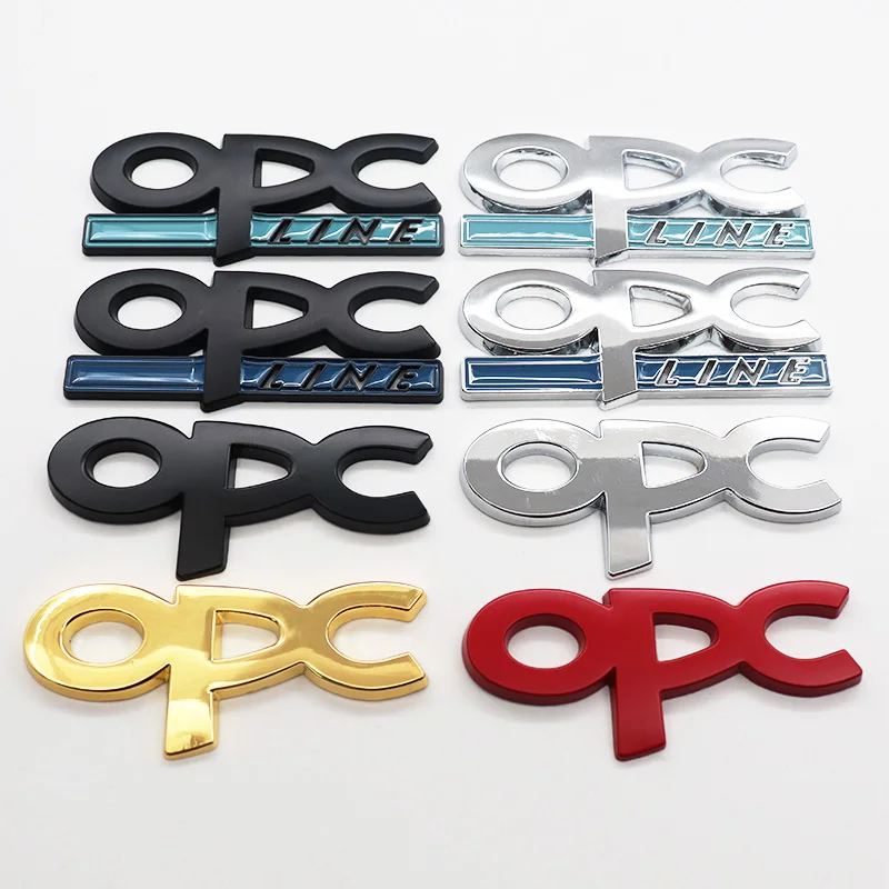 Металлическая Эмблема для переднего гриля Opel OPC Line 1 шт. логотип автомобиля