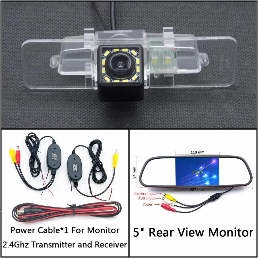 C Wireless 5 inch M 12 Светодиодный свет обратный вид сзади Камера для Subaru Legacy 2000 2001 2002 2003 2004 2005 2006 2007 2008 2009 2010 2011 2012 - Название цвета: C Wireless 5 inch M