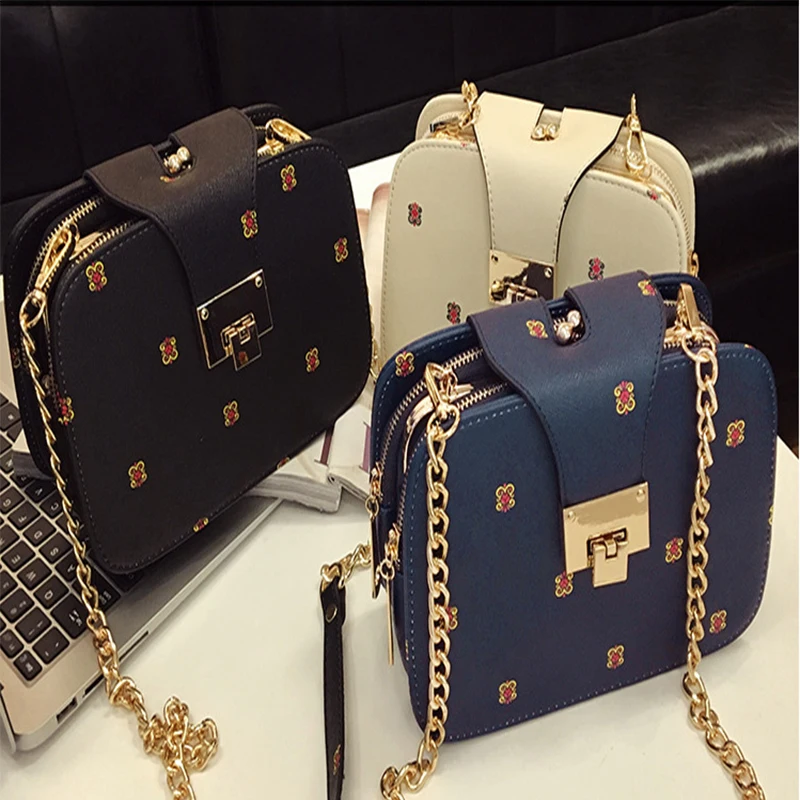 

Simple Small Square Bag Women's Designer Handbag 2021 High-quality PU Leather Chain Mobile Phone Shoulder bags