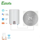 Умный термостат с Wi-Fi, регулятор температуры для водяногогазового котла Smart LifeTuya, программируемый на неделю, работает с Alexa Google Home