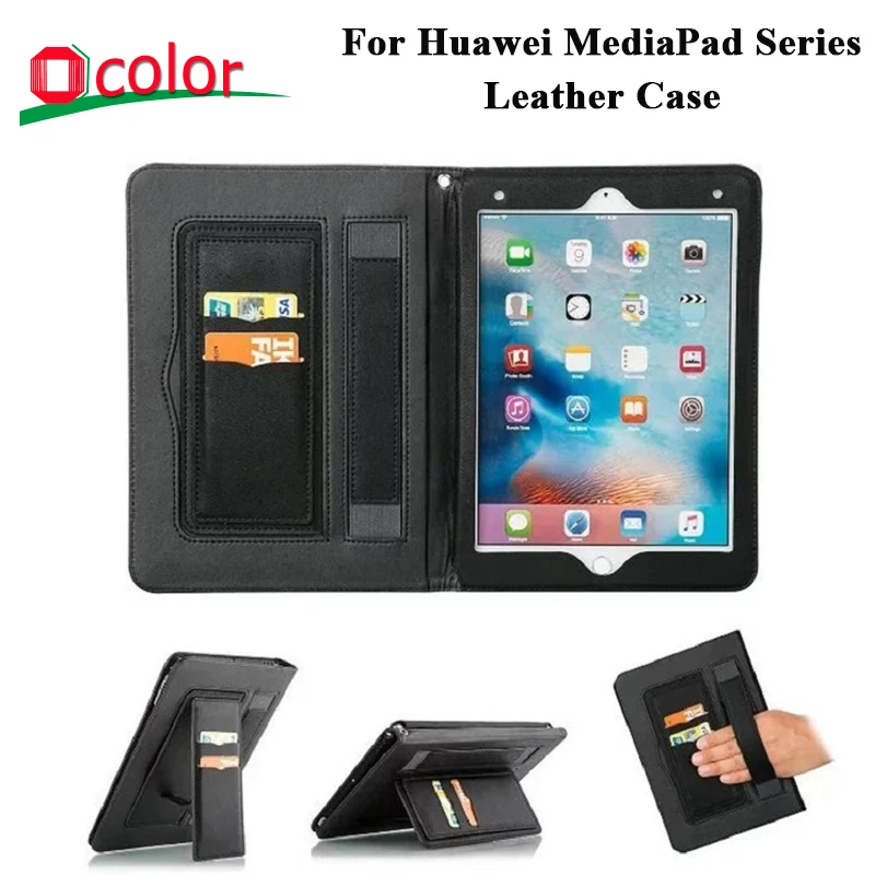 Кожаный чехол ocolor для huawei MediaPad T3 T5 M3 M5 M6 планшета Lite из искусственной кожи