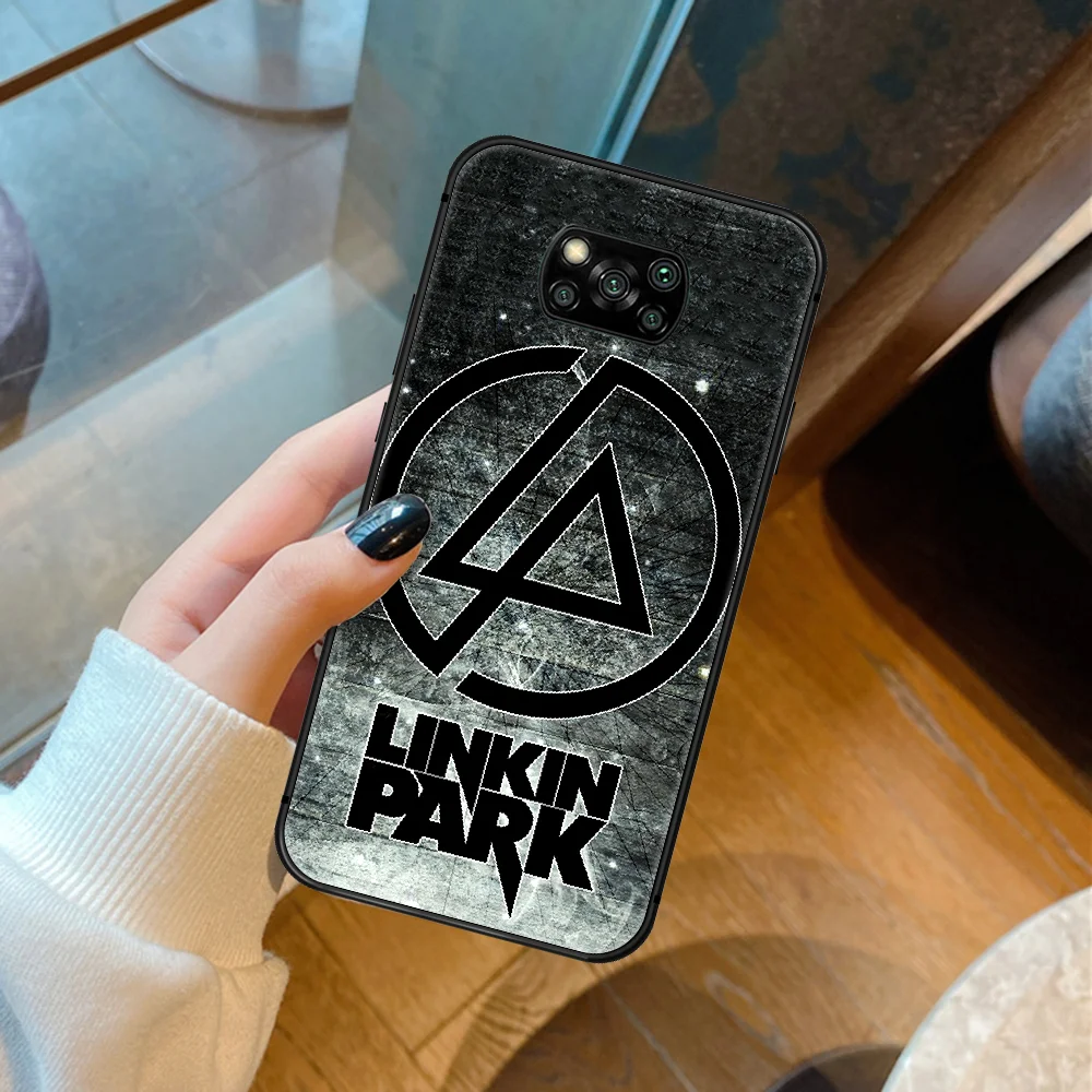 

Linkin Rock And Park Band Phone Case For Xiaomi Mi 8 9 Note 10 A2 A3 9T 10T 11 Poco x3 Lite Pro Ultra black Bumper Trend Etui