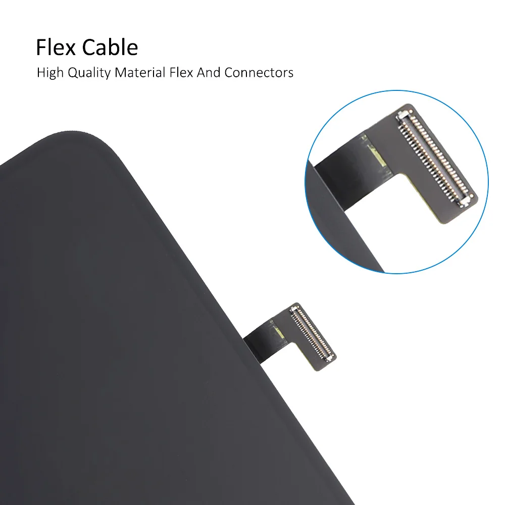 Pantalla LCD para m&oacute;vil, montaje de digitalizador t&aacute;ctil con reemplazo 3D, para iPhone 12, 12mini, 12 Pro Max, con regalo-3