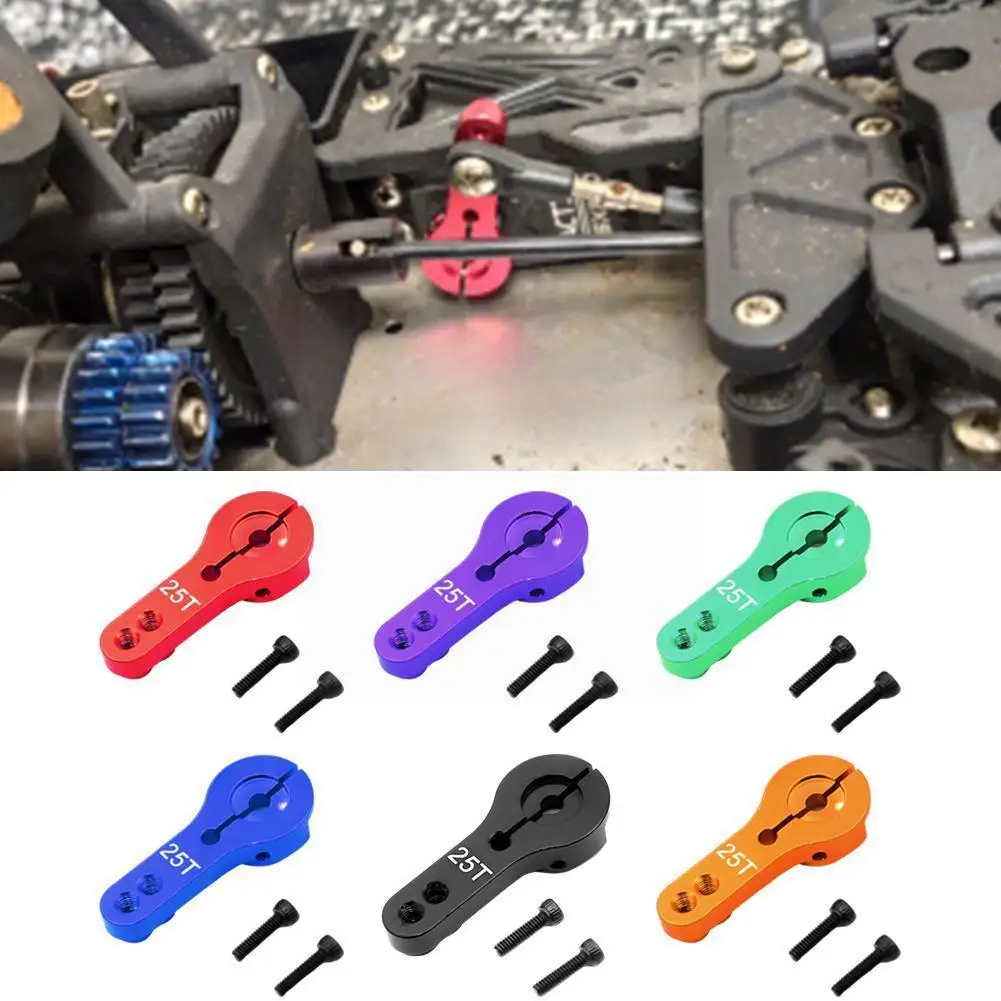 

Metal Steering Servo Arm 25T Metal Swing Arm Upgraded Hole RC Locking Version Parts Car Arm Digital Accessories Servo Doubl Y8Q8