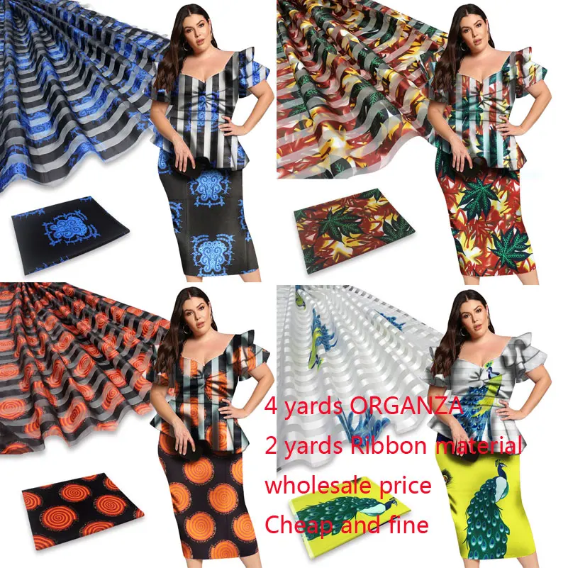 Африканская органза кружева популярный дизайн шелковая ткань африканская