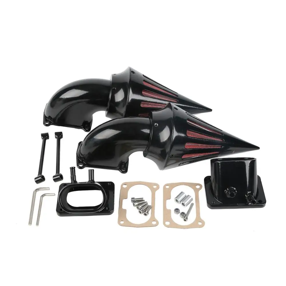 Мотоциклетный алюминиевый двойной воздухоочиститель впускной фильтр для Suzuki 8 M